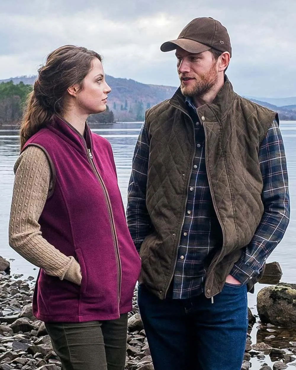 Hoggs of Fife Stenton Damen Fleece Gilet Hoggs of Fife