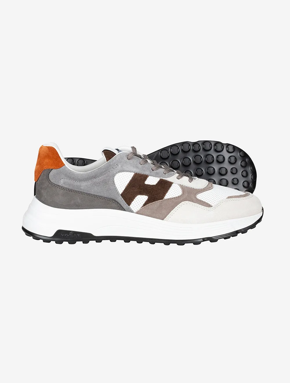 Hyperlight Punzonato Sneaker - Grau/Creme