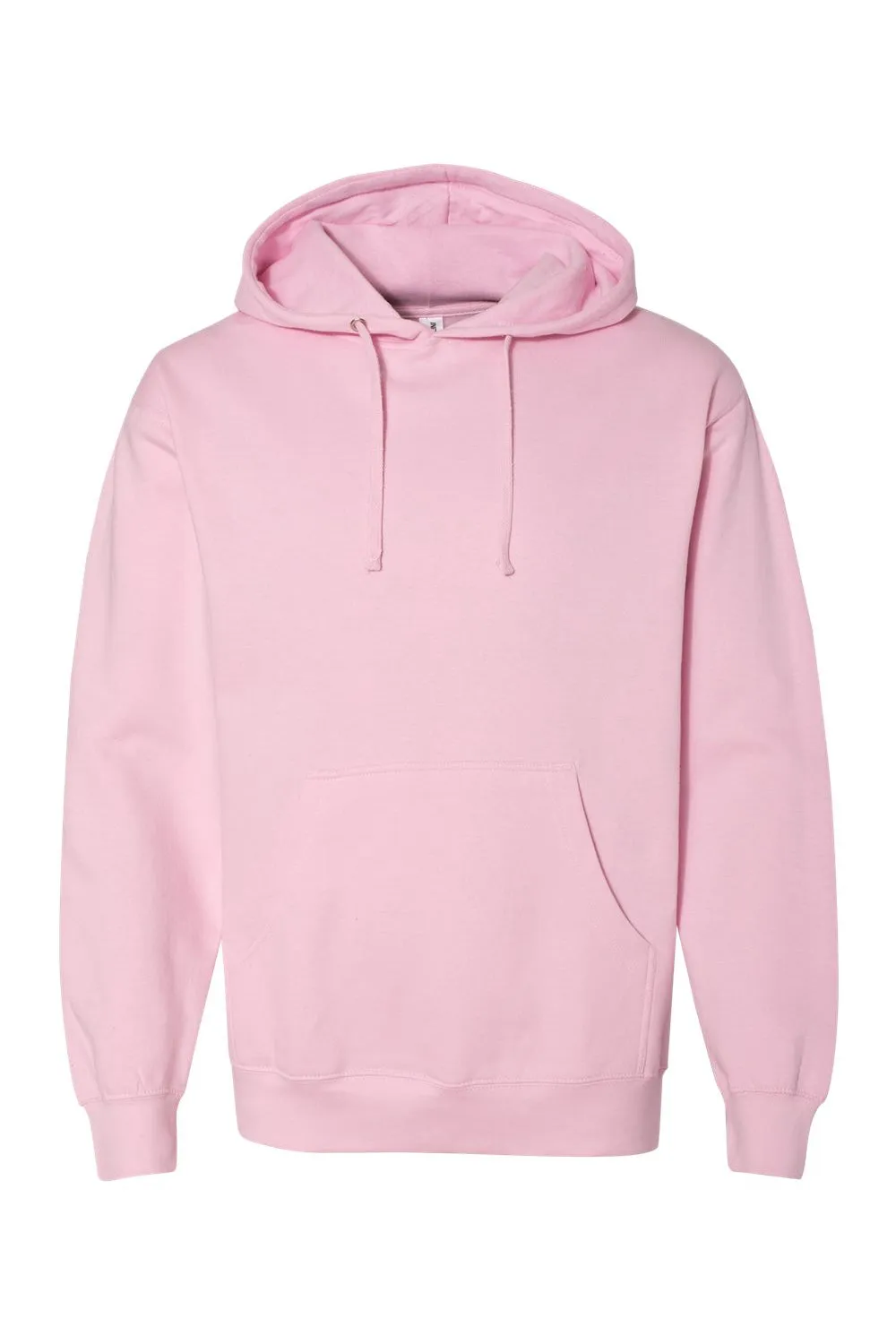 Independent Trading Company Herren Kapuzenpullover Hoodie mit Kangaroo-Tasche - Hellrosa
