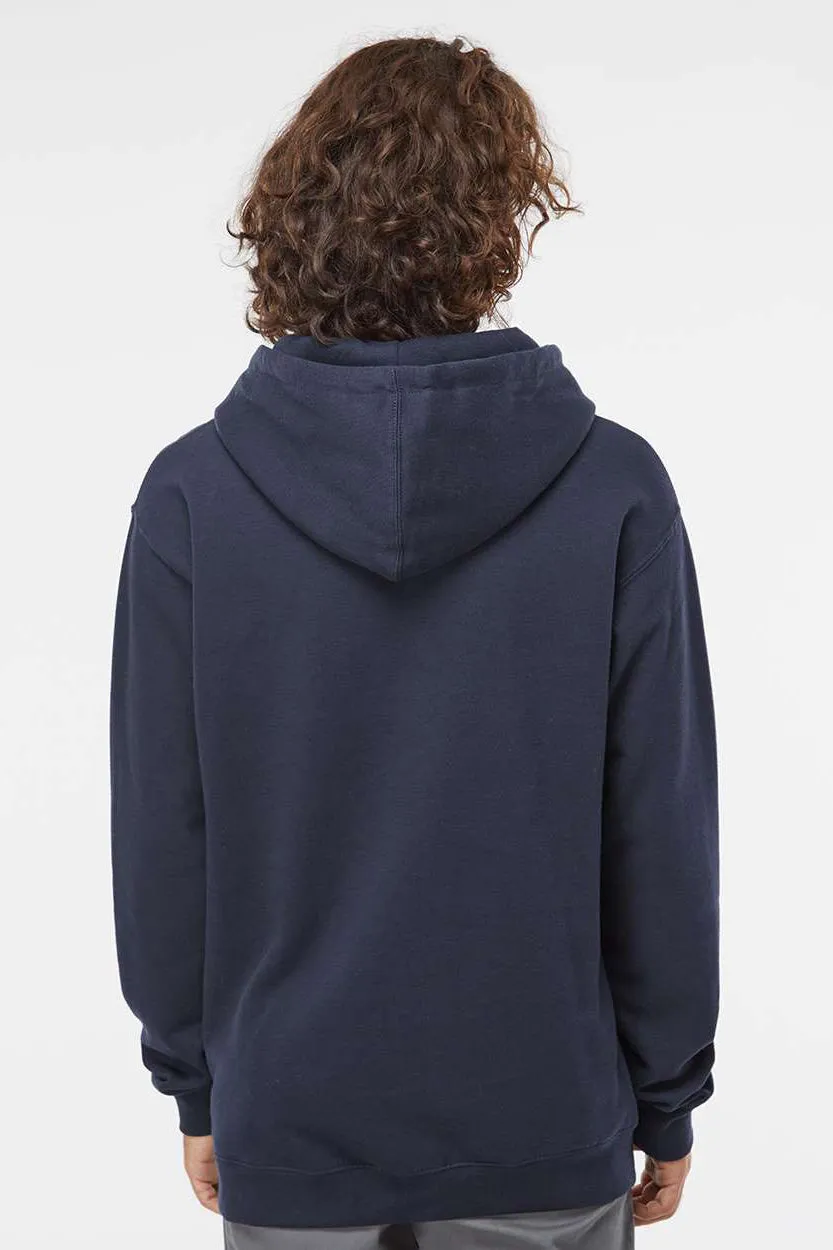 Independent Trading Company Herren Kapuzenpullover Hoodie mit Kangaroo-Tasche - Schieferblau
