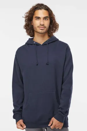 Independent Trading Company Herren Kapuzenpullover Hoodie mit Kangaroo-Tasche - Schieferblau