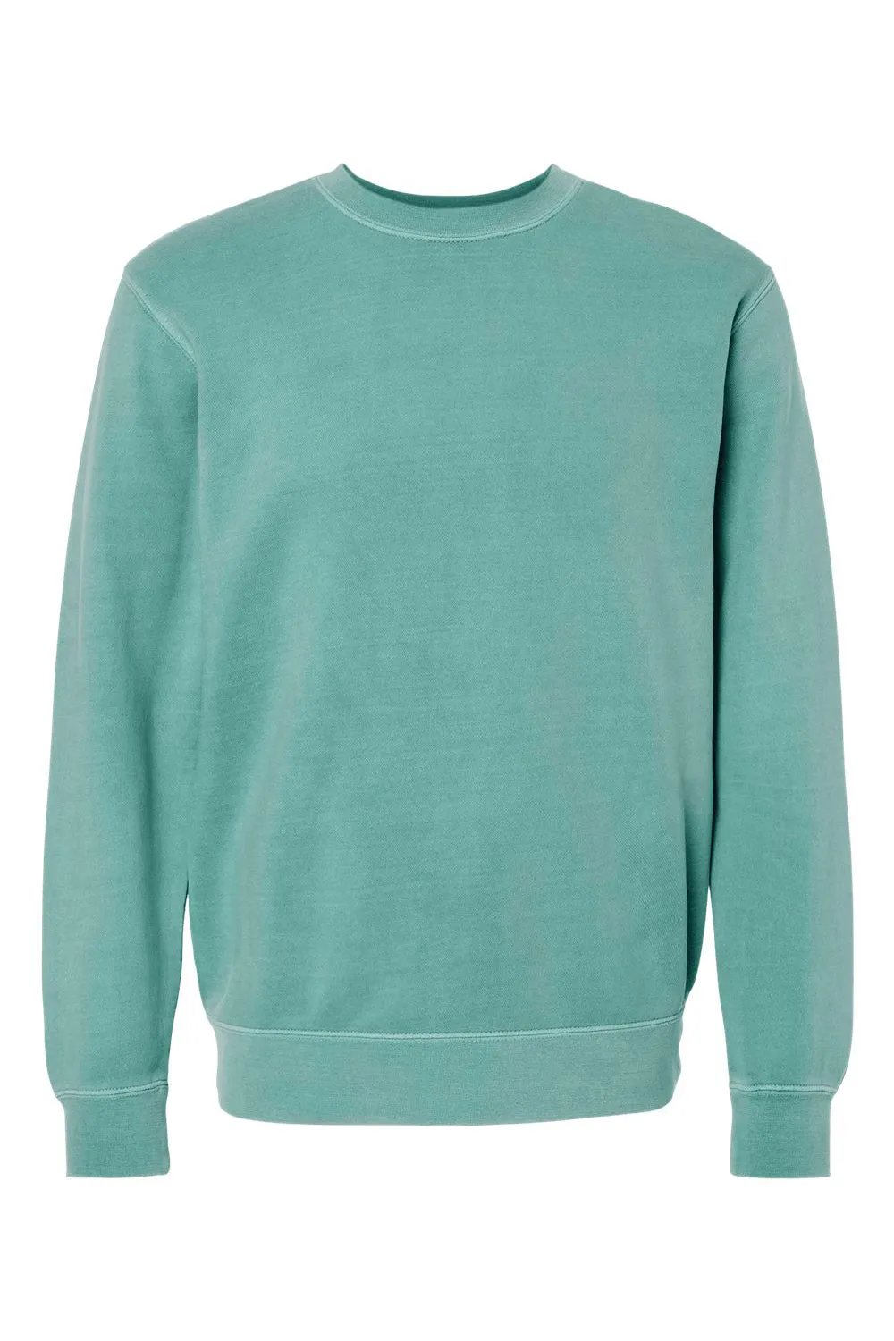 Independent Trading Company Herren Pigmentgefärbtes Rundhals-Sweatshirt - Minzgrün