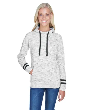 J America JA8674 Damen Melange Scuba Neck Sweatshirt