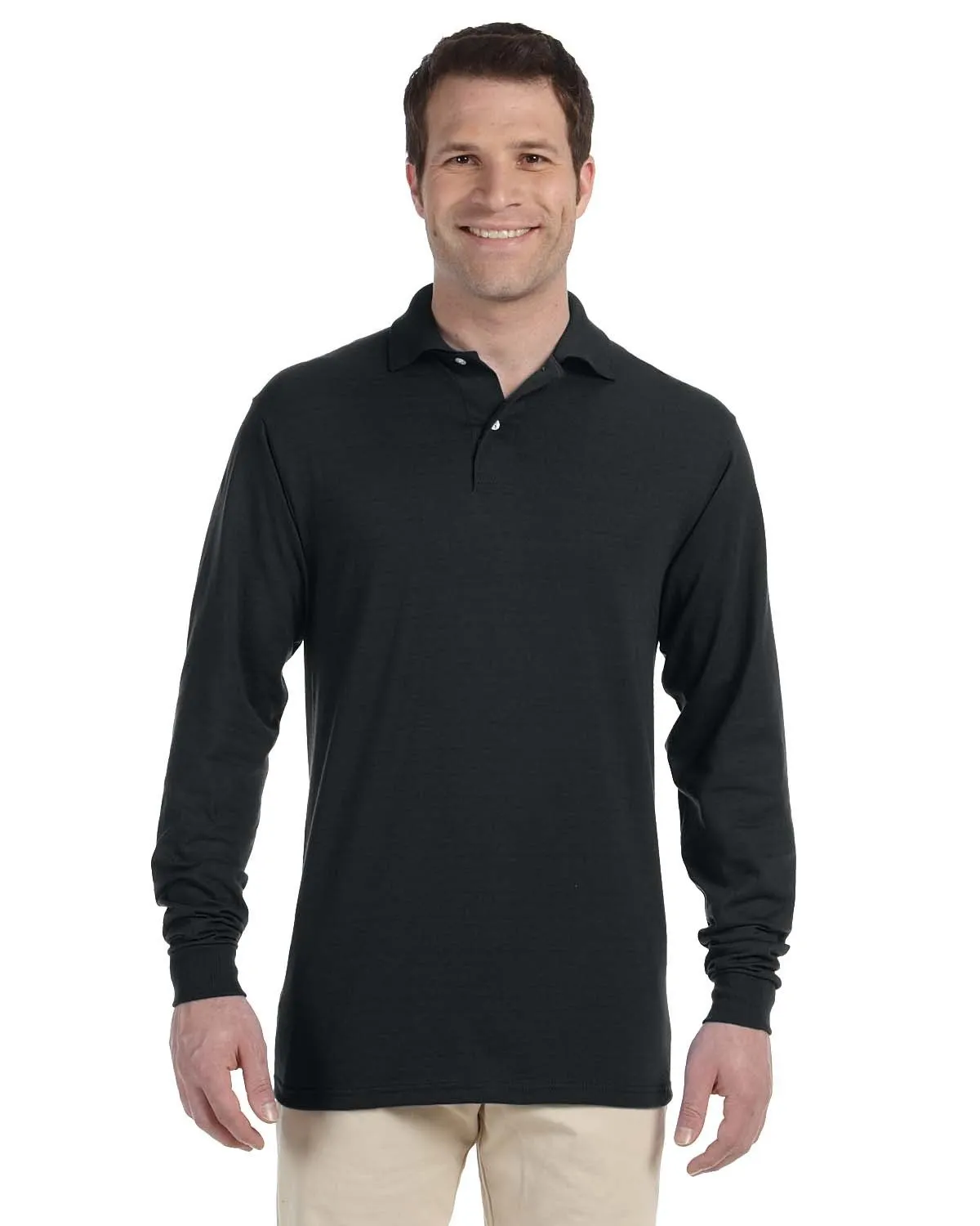 Jerzees 437ML Adult SpotShield Langarm-Jersey-Polo