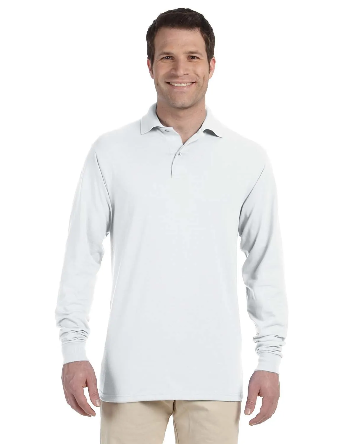 Jerzees 437ML Adult SpotShield Langarm-Jersey-Polo