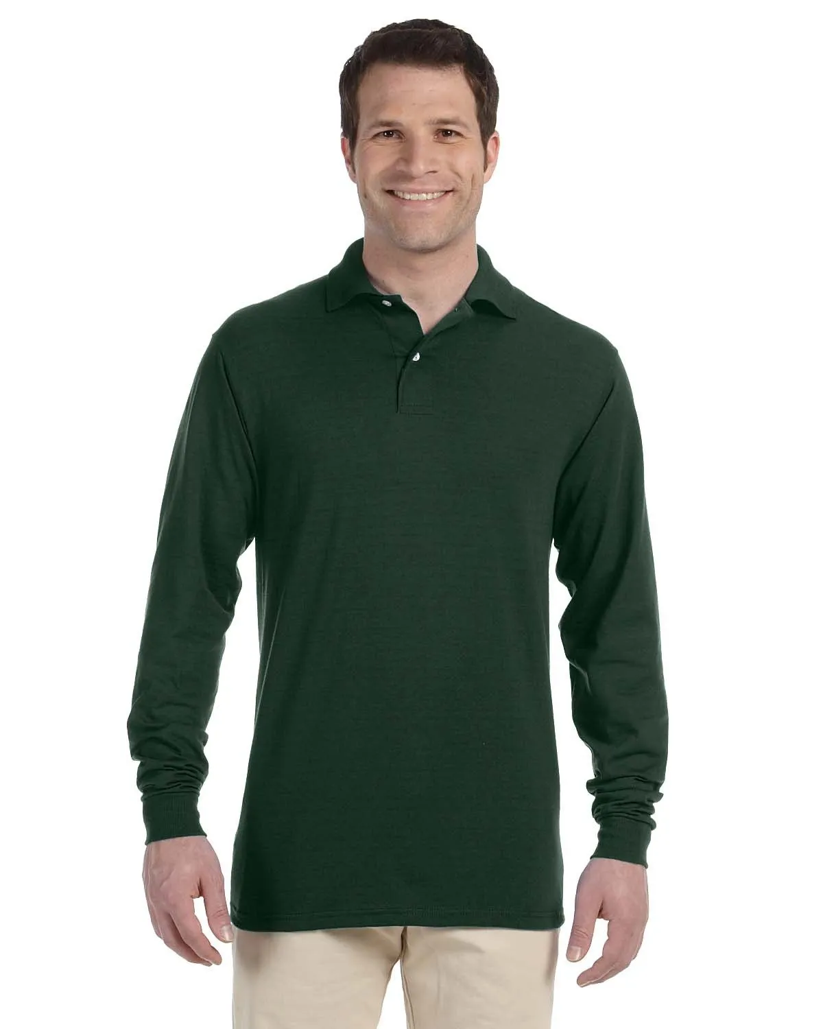 Jerzees 437ML Adult SpotShield Langarm-Jersey-Polo