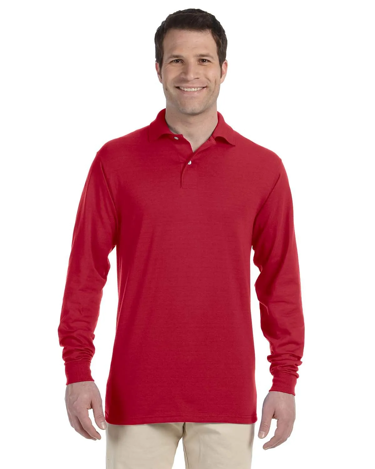 Jerzees 437ML Adult SpotShield Langarm-Jersey-Polo