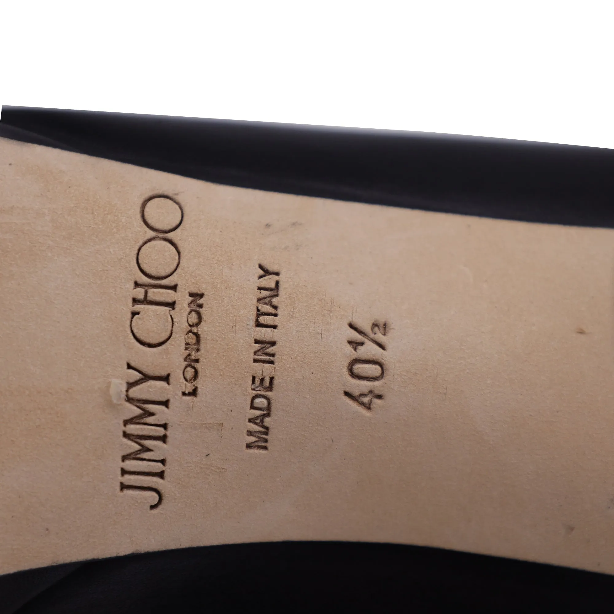 Jimmy Choo Lindsey 100 Plateau-Stiefeletten in schwarzem Leder