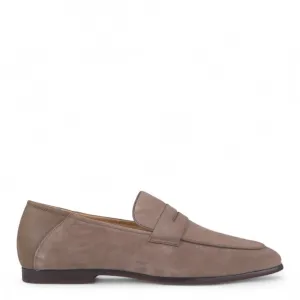Jonas Wildleder-Loafer in Taubenfarbe
