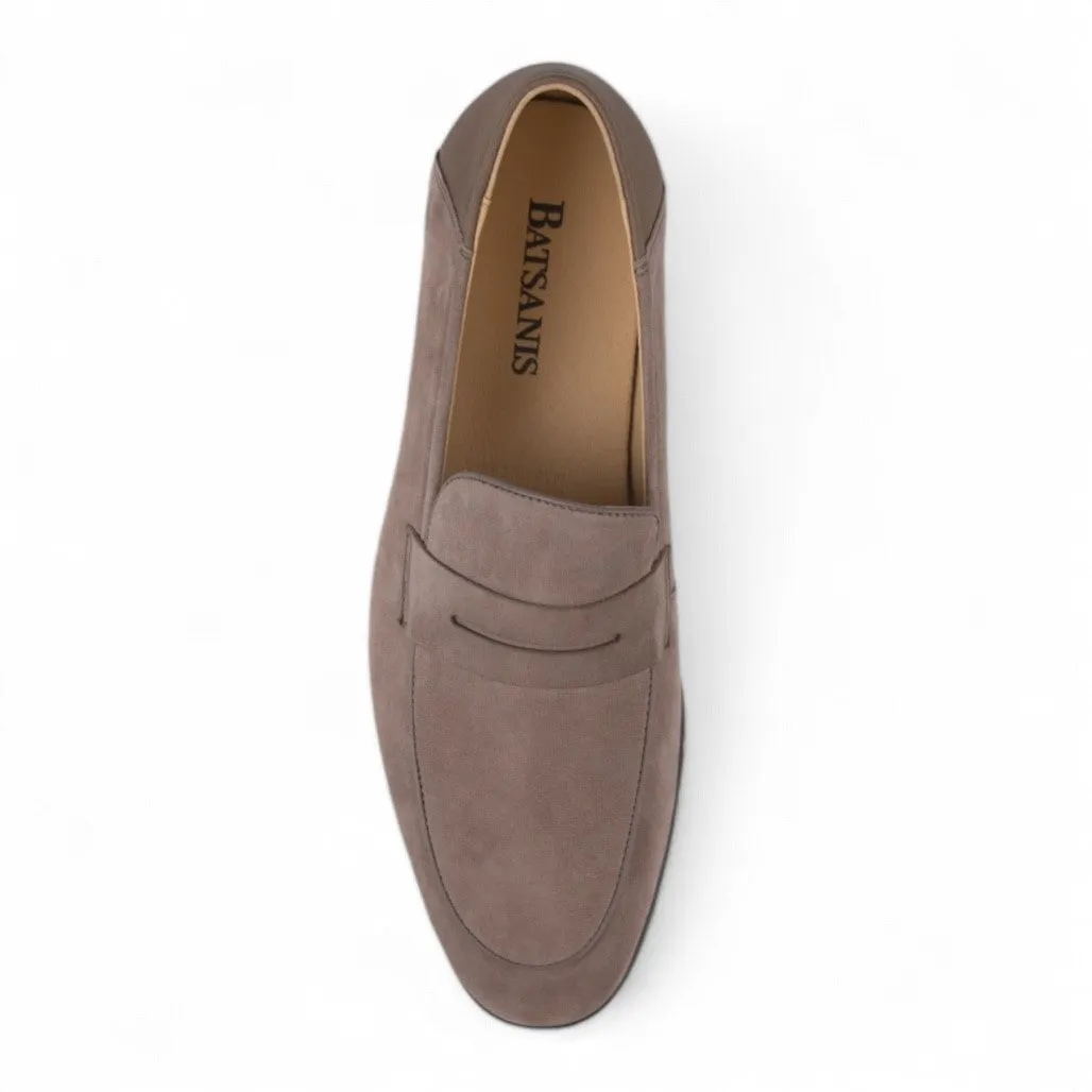 Jonas Wildleder-Loafer in Taubenfarbe