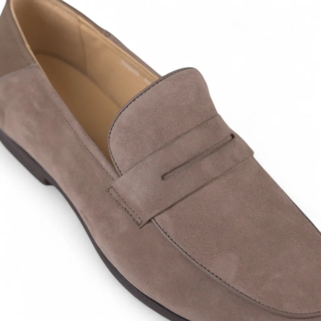 Jonas Wildleder-Loafer in Taubenfarbe