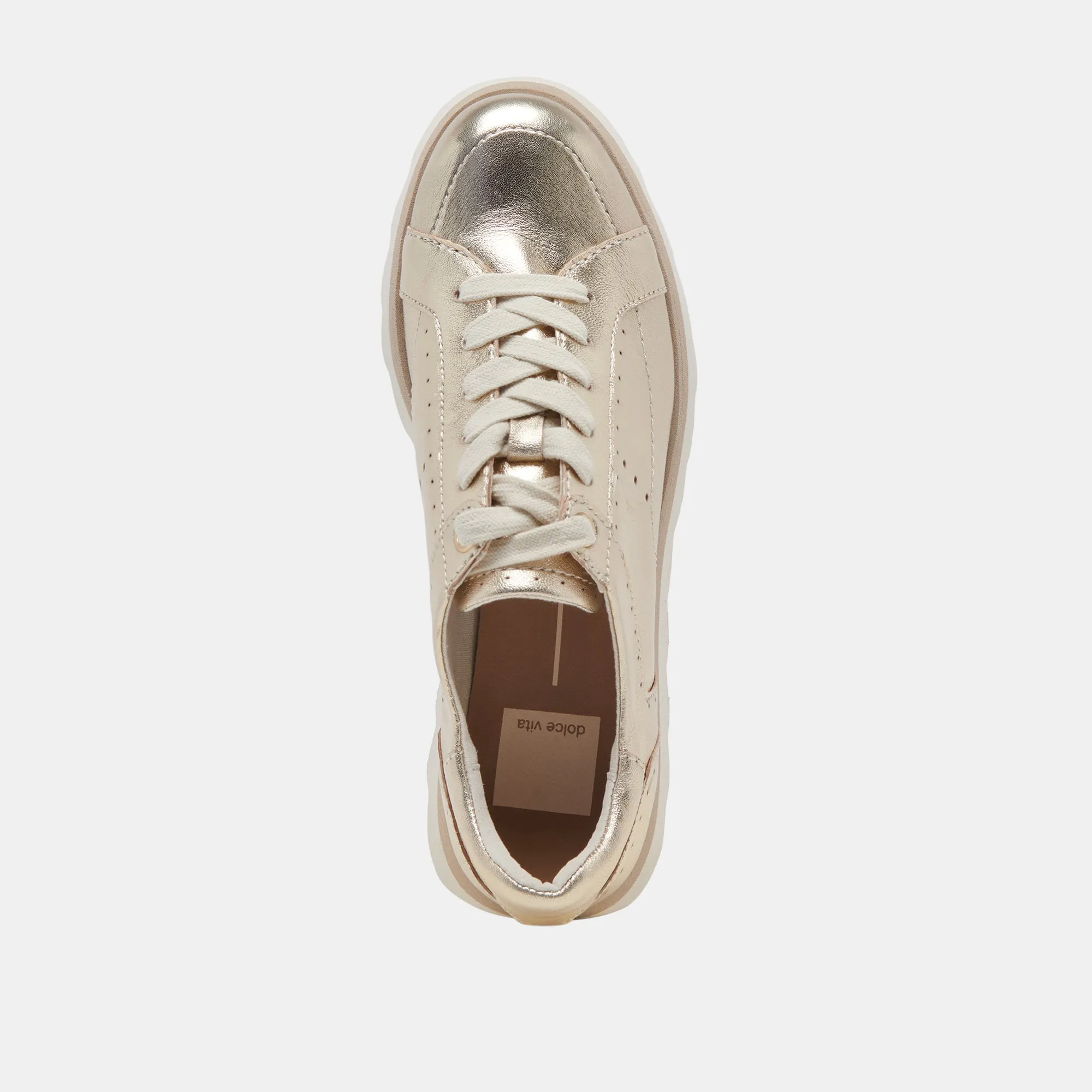 JORGIE SNEAKERS PLATINUM METALLISCHES LEDER