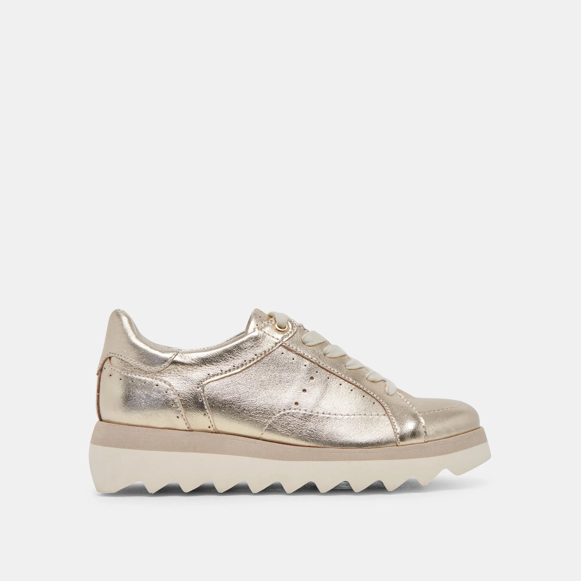 JORGIE SNEAKERS PLATINUM METALLISCHES LEDER