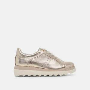 JORGIE SNEAKERS PLATINUM METALLISCHES LEDER