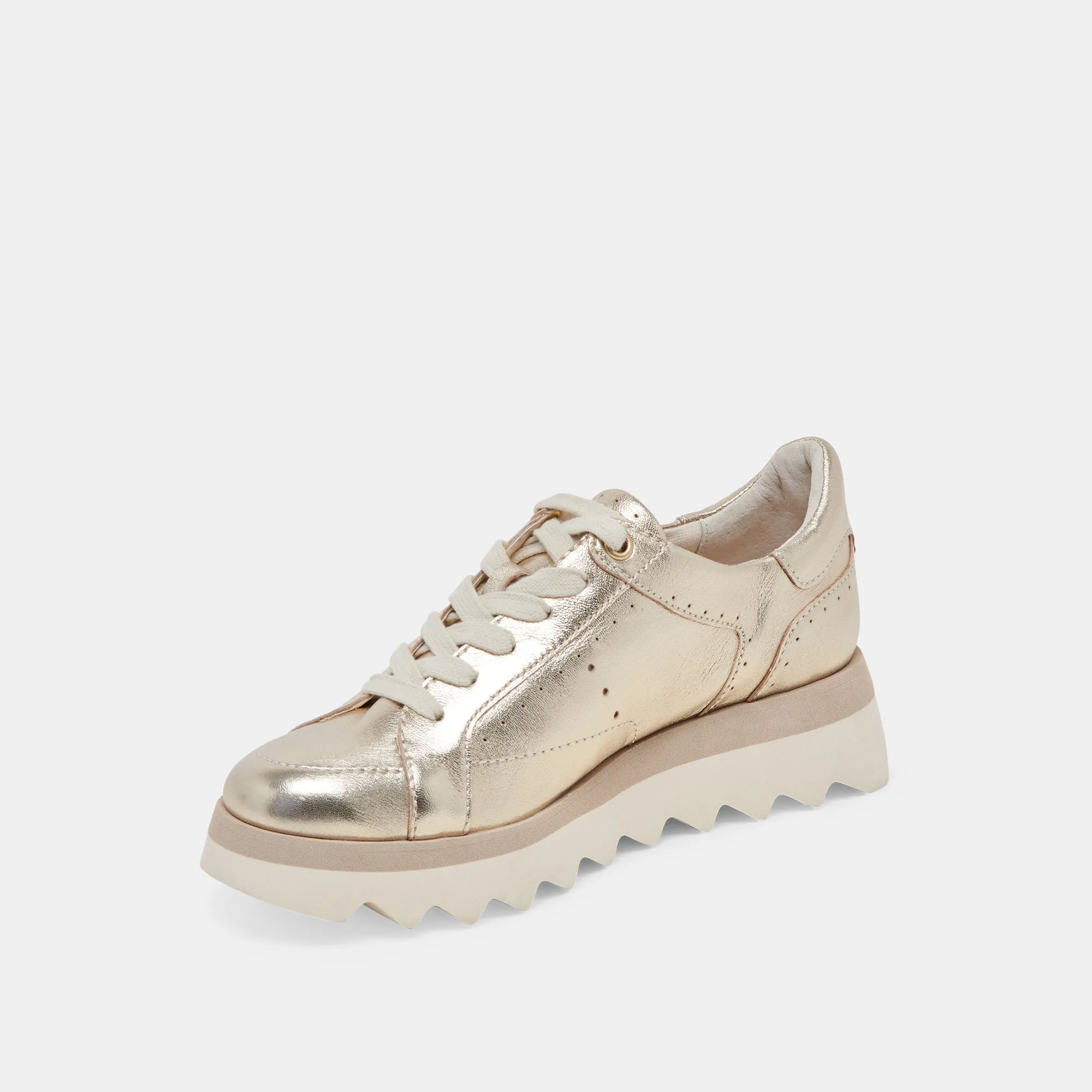 JORGIE SNEAKERS PLATINUM METALLISCHES LEDER