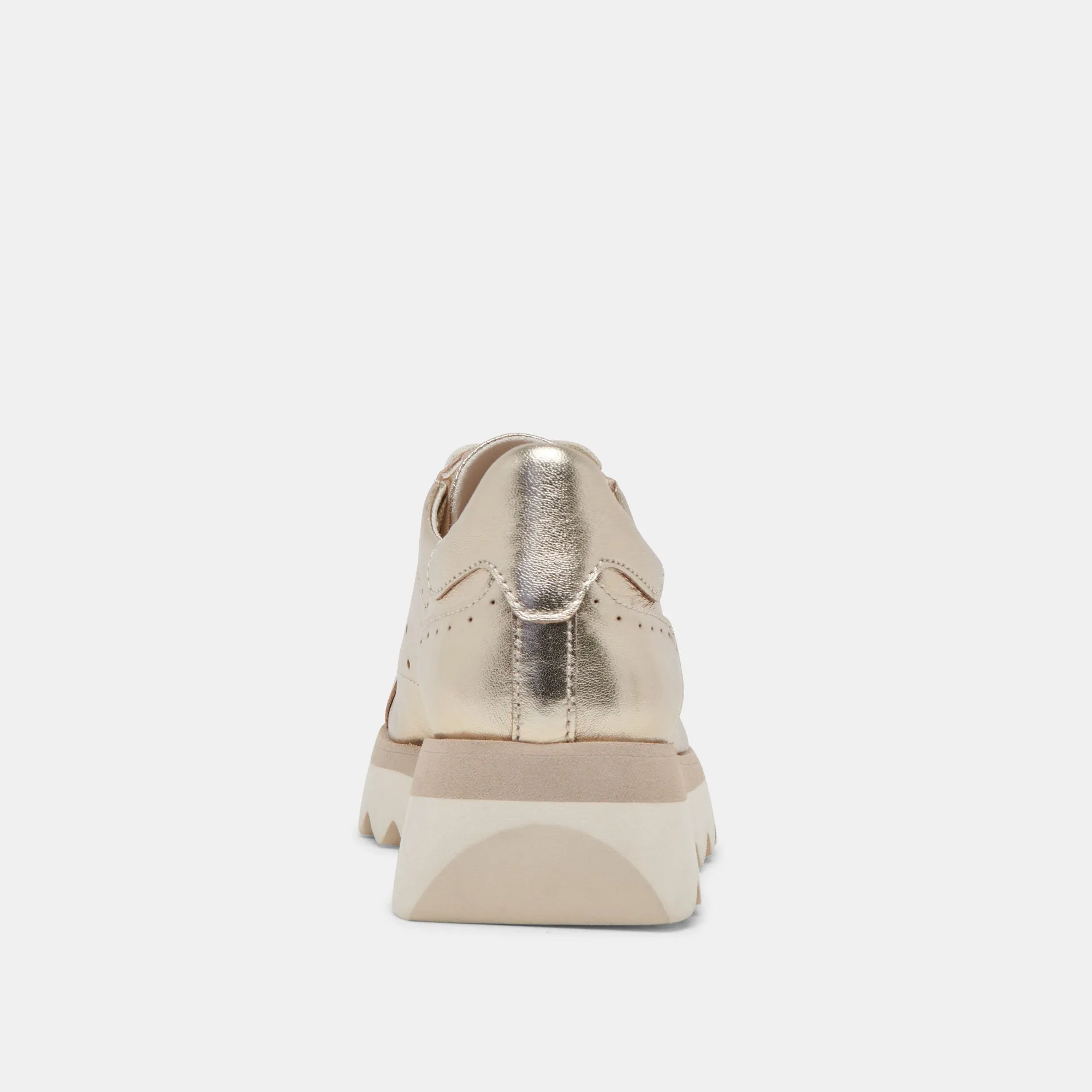 JORGIE SNEAKERS PLATINUM METALLISCHES LEDER