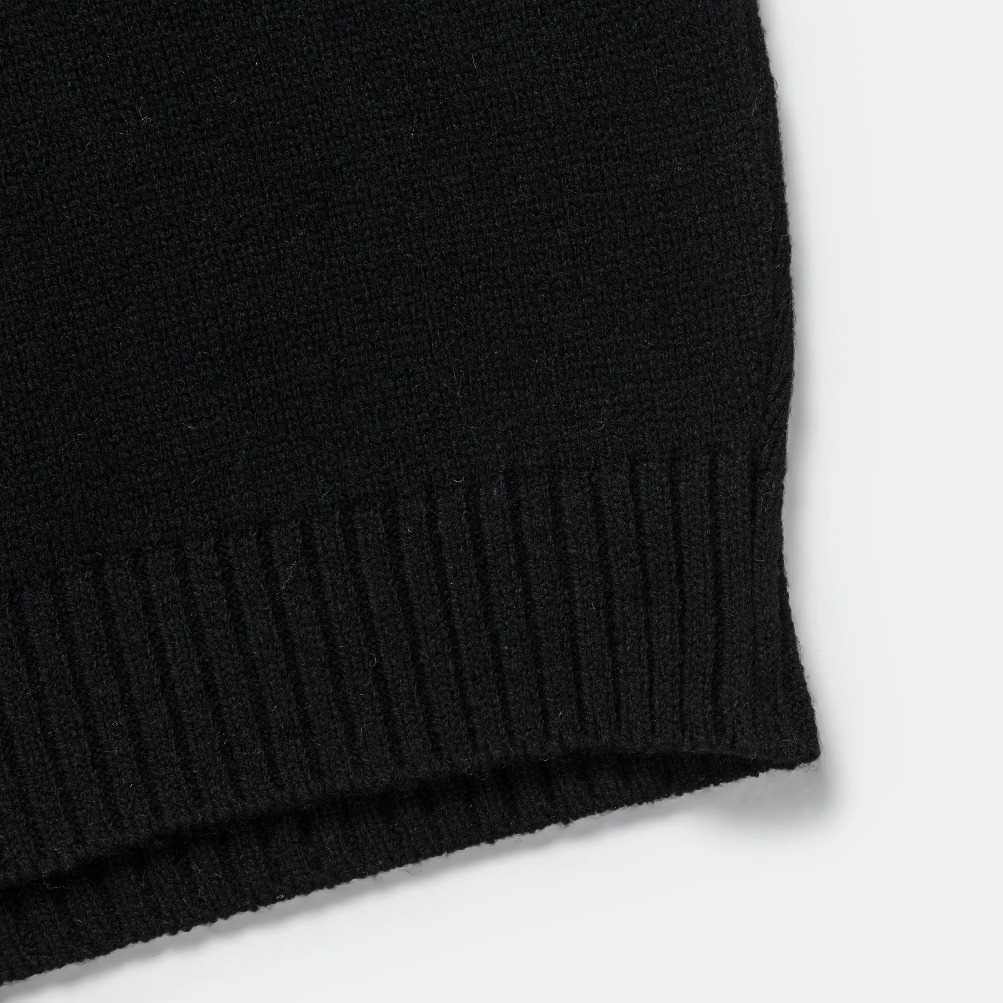 Kapital Clothing 5G Wolle BONE Weste - Schwarz