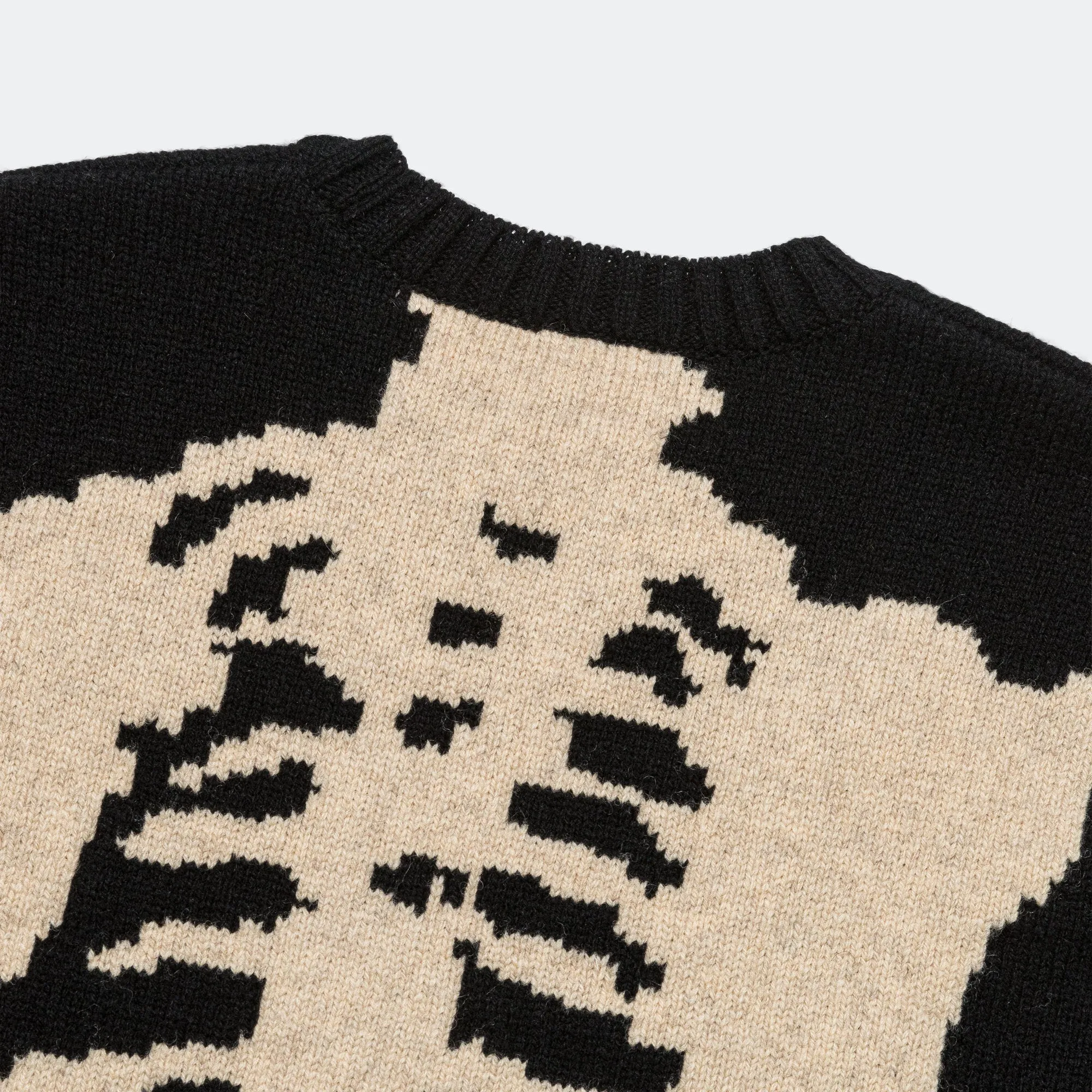 Kapital Clothing 5G Wolle BONE Weste - Schwarz