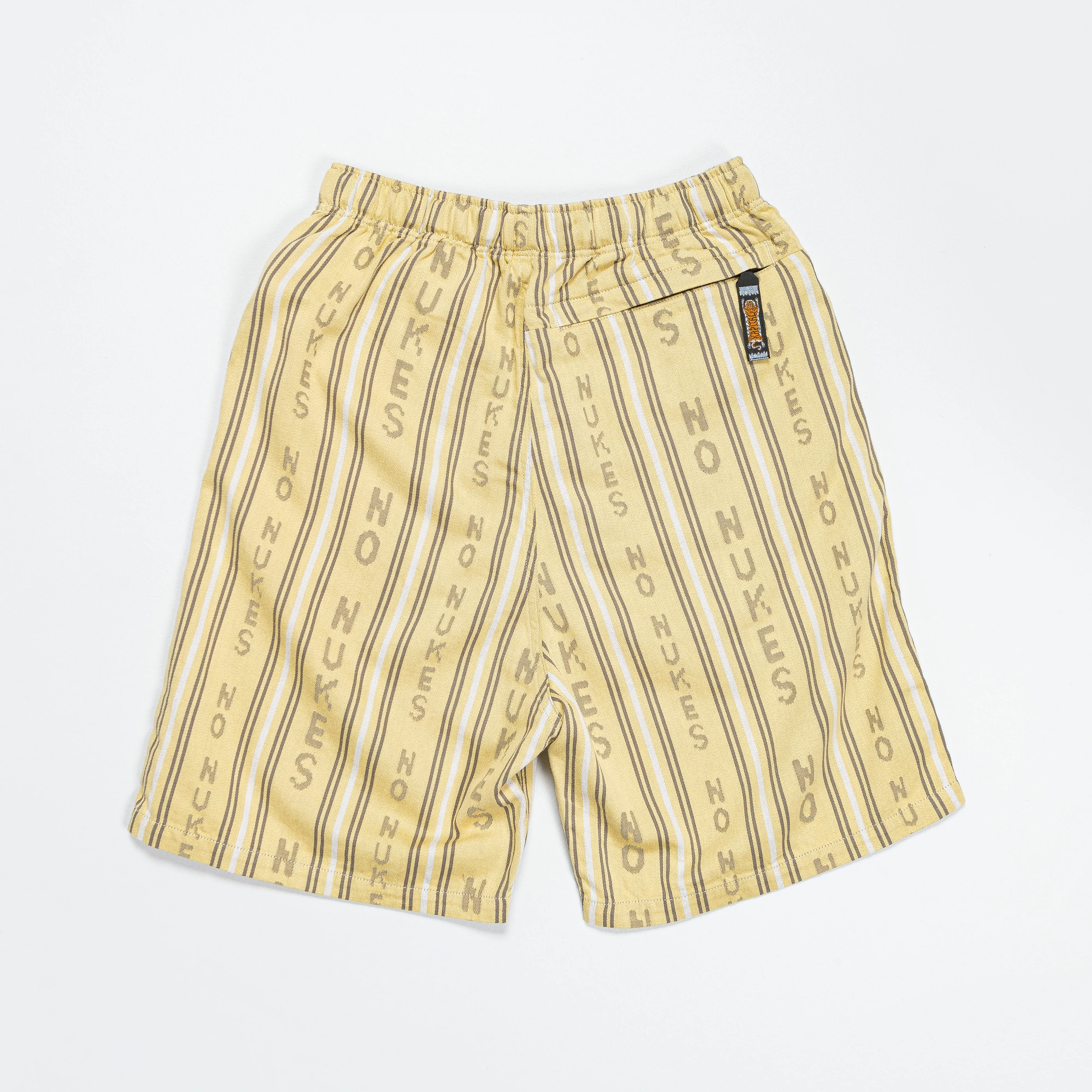 Kapital Clothing HOPE Streifen EASY Shorts - Gelb