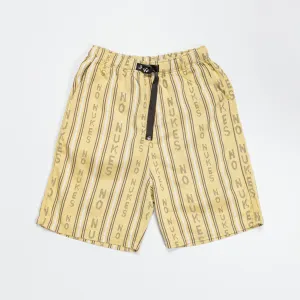 Kapital Clothing HOPE Streifen EASY Shorts - Gelb