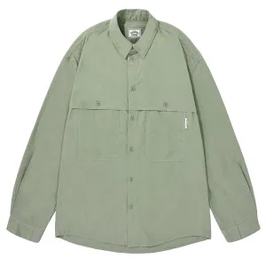 Kappy Pocket Arbeitshemd Khaki