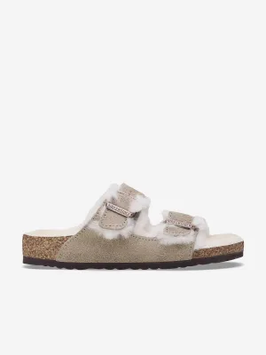 Kinder Arizona Shearling Sandalen in Beige