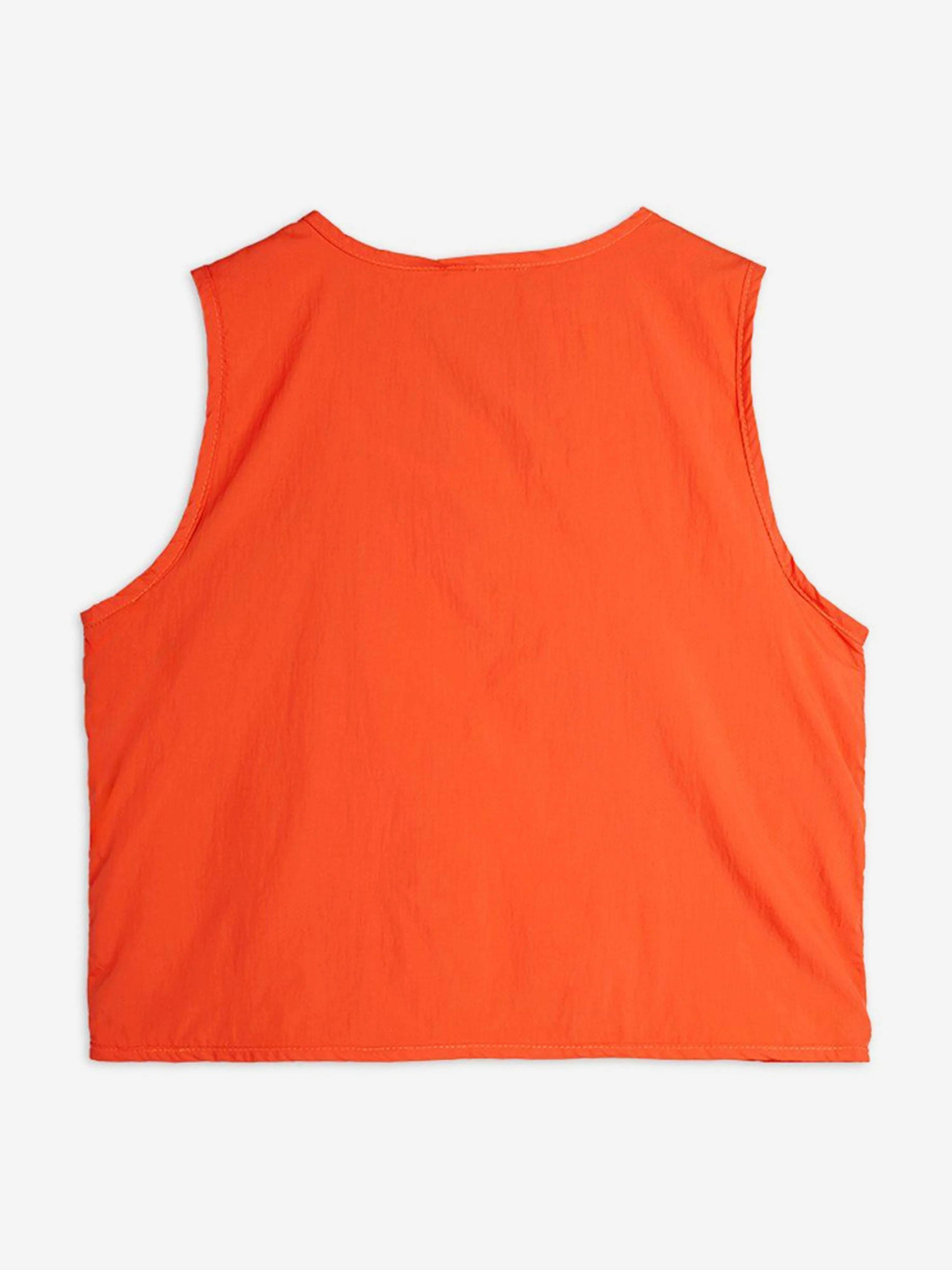 Kinder Flundra Bestickte Utility-Weste in Orange