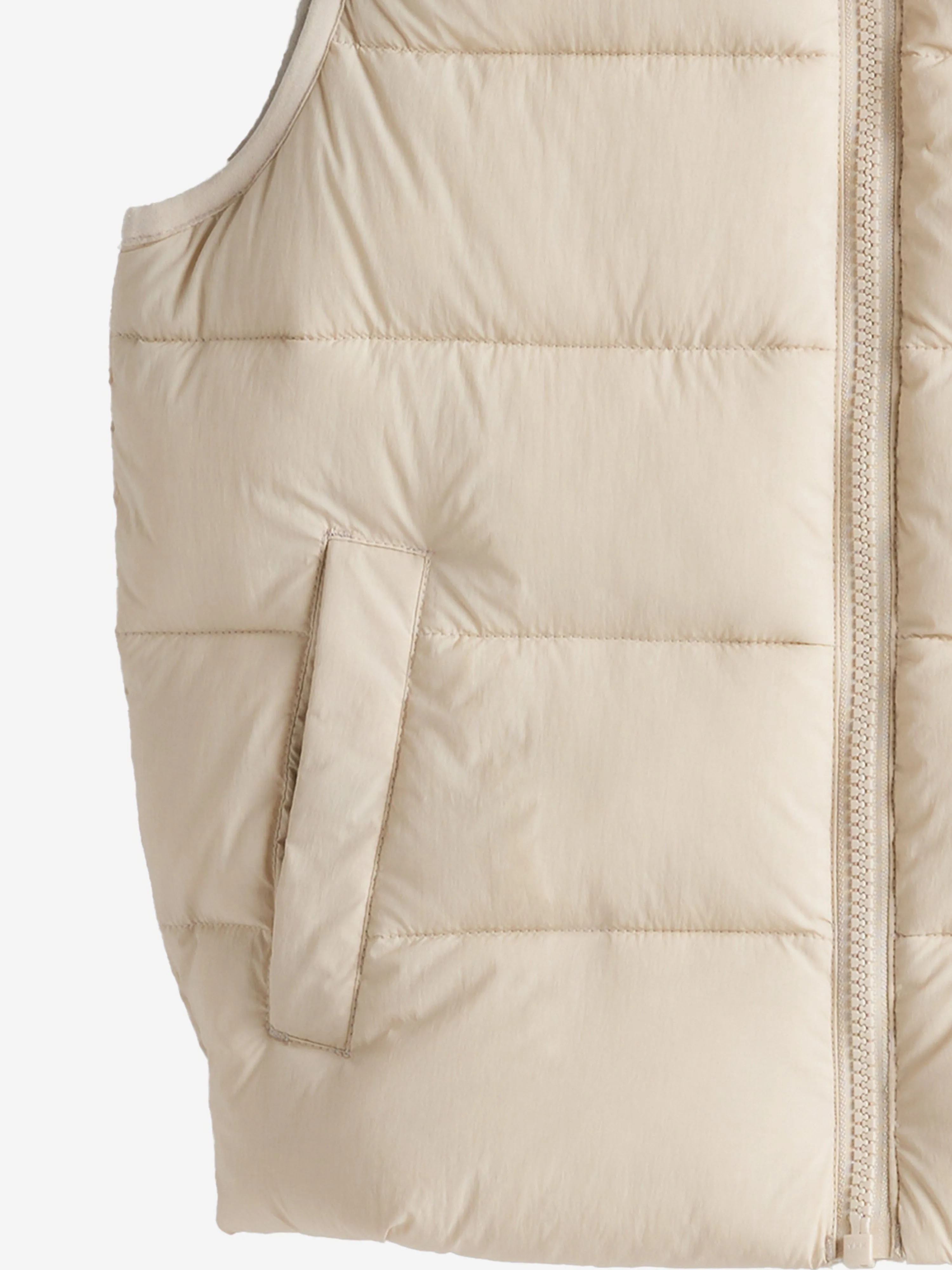 Gepolstertes Kinder-Gilet in Beige