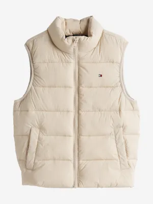 Gepolstertes Kinder-Gilet in Beige