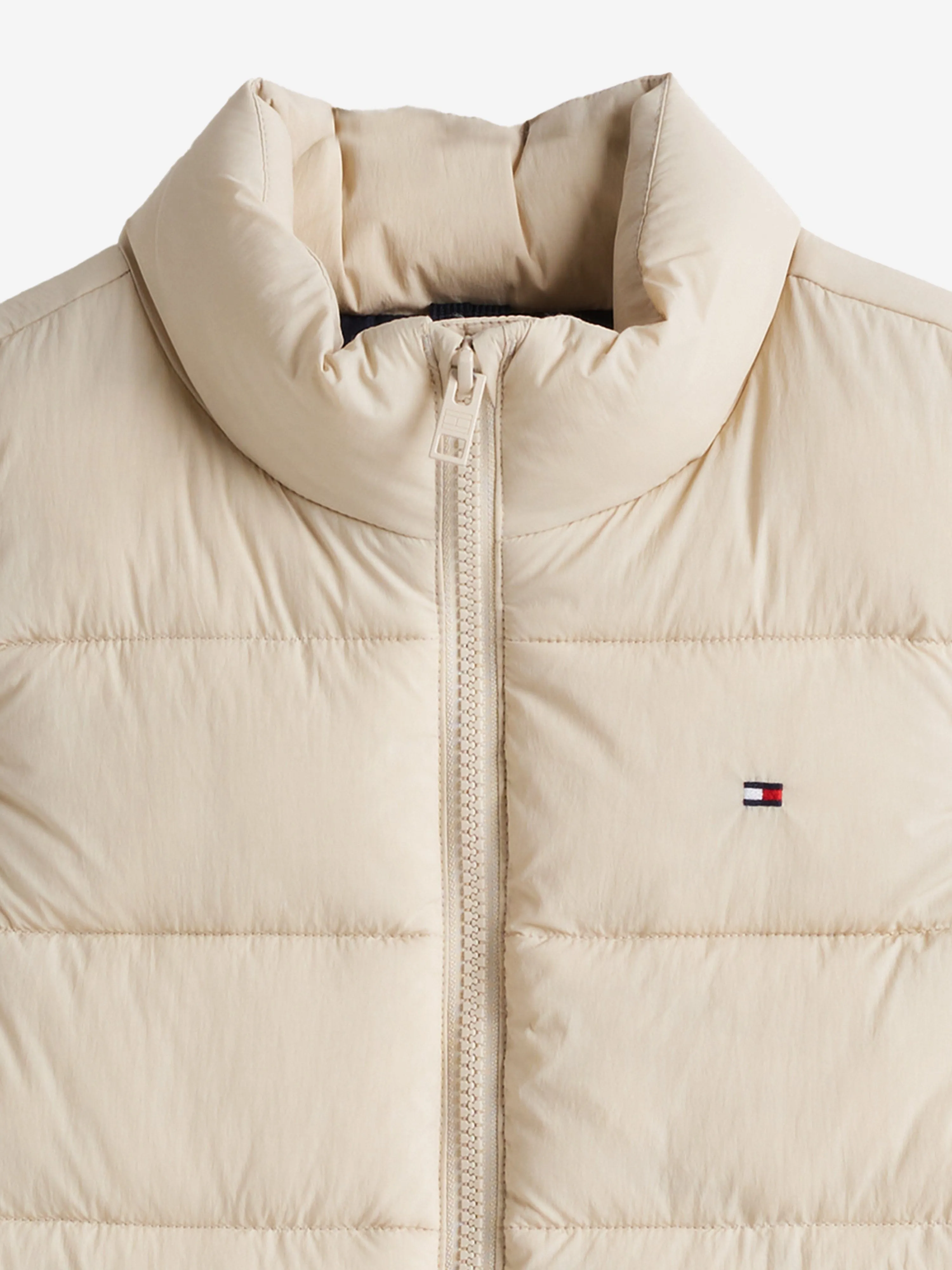 Gepolstertes Kinder-Gilet in Beige