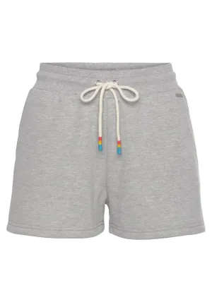 LASCANA Damen Pride Lounge-Shorts mit Kordelzug