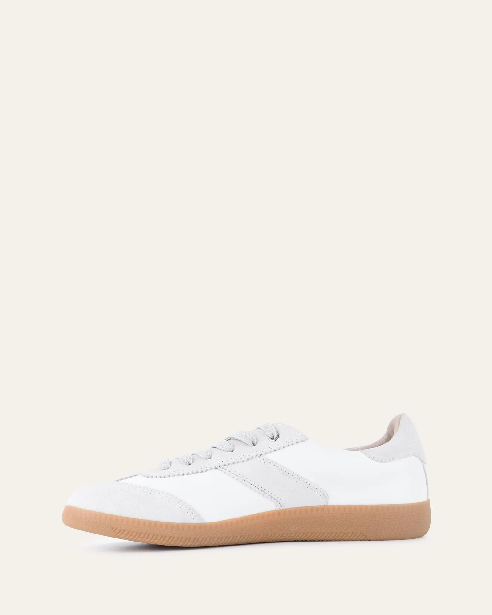 LOLA SNEAKERS WEIß GRAU LEDER