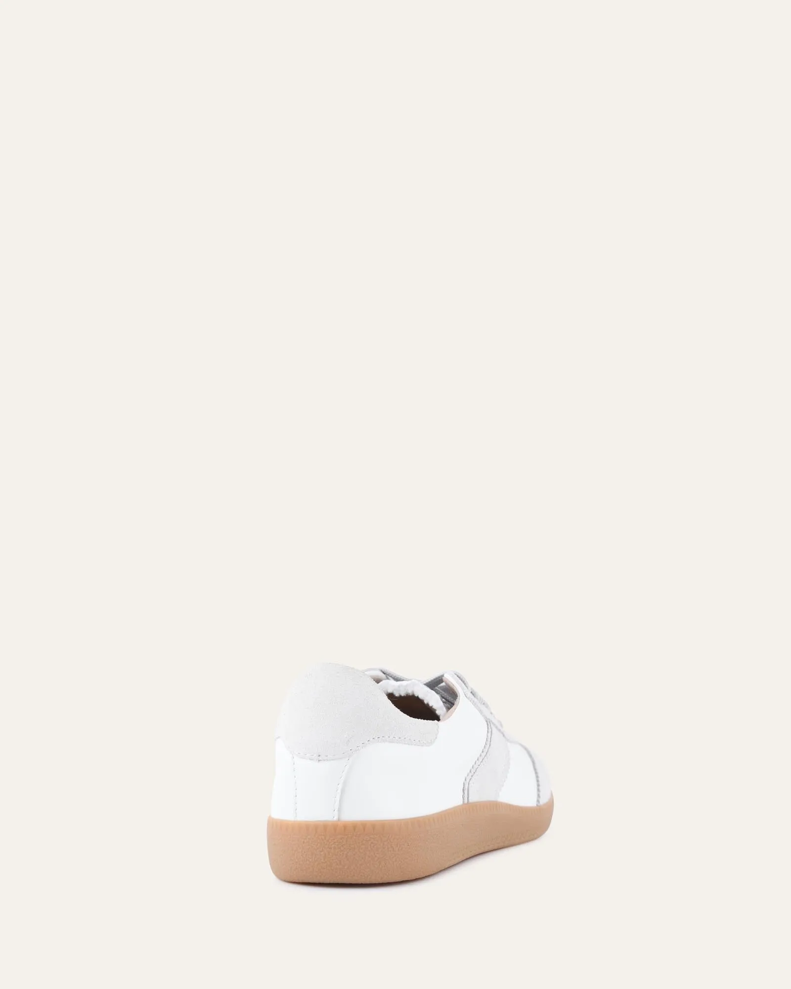 LOLA SNEAKERS WEIß GRAU LEDER