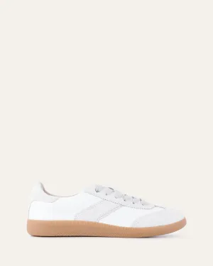 LOLA SNEAKERS WEIß GRAU LEDER
