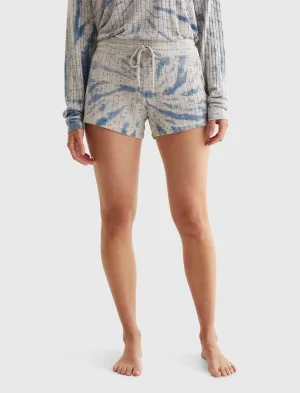 Lucky Brand Cloud Jersey Rippenbund Kurzarm Navy Tye Dye Lucky Brand
