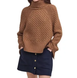 Malton Strickpullover in Altgold