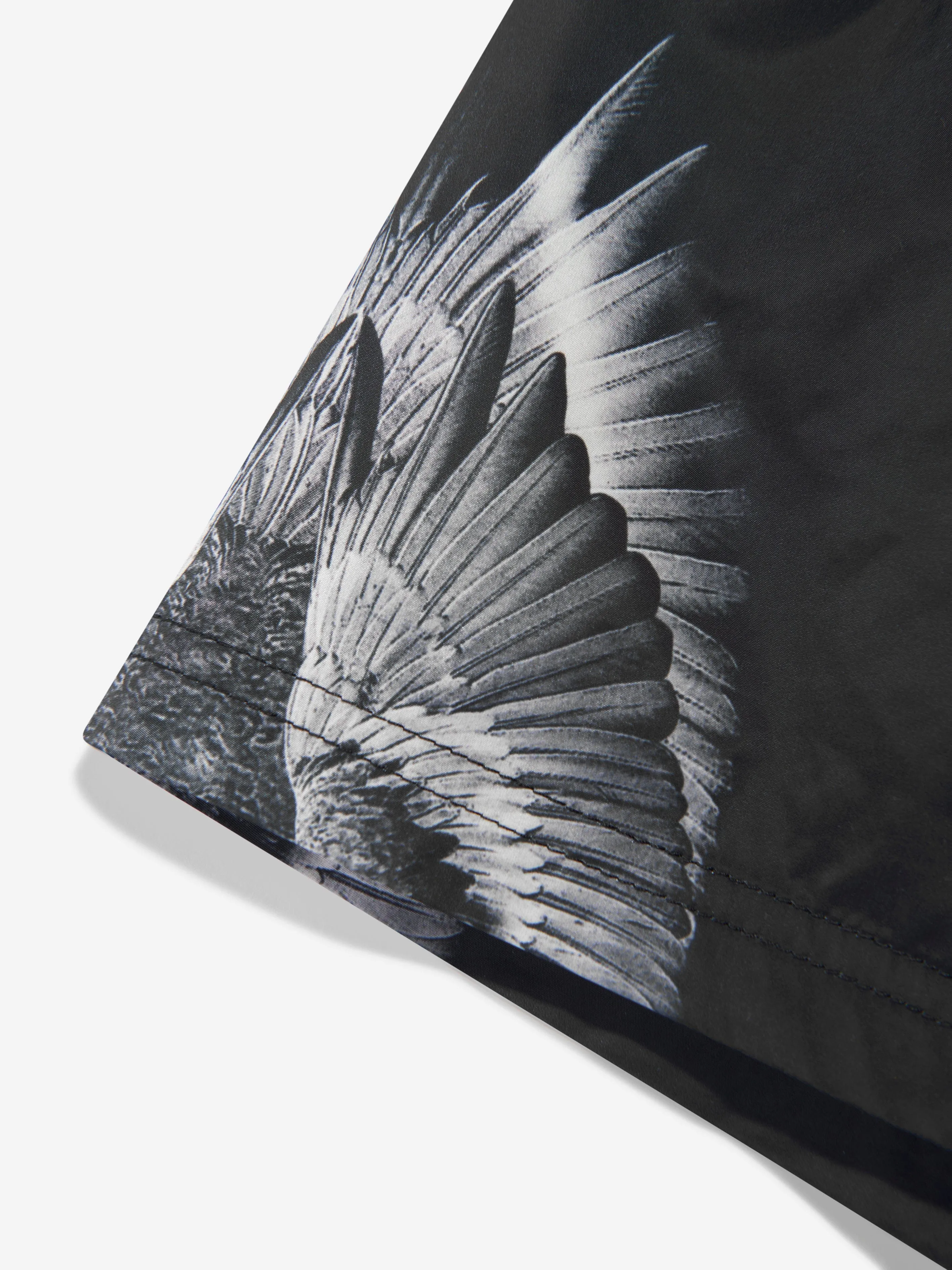 Marcelo Burlon Boys Icon Wings Badeshorts