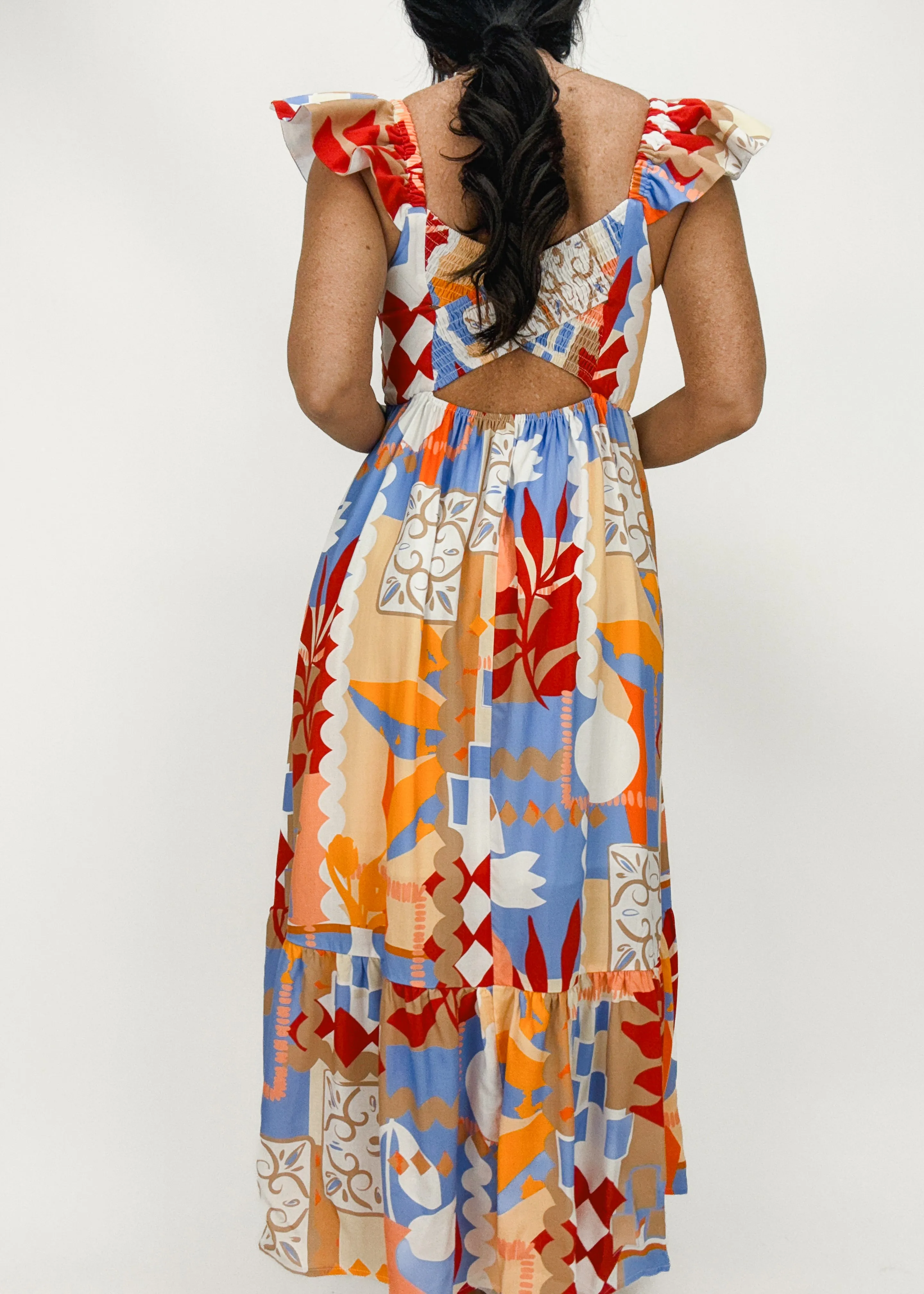 Marina Midi-Kleid