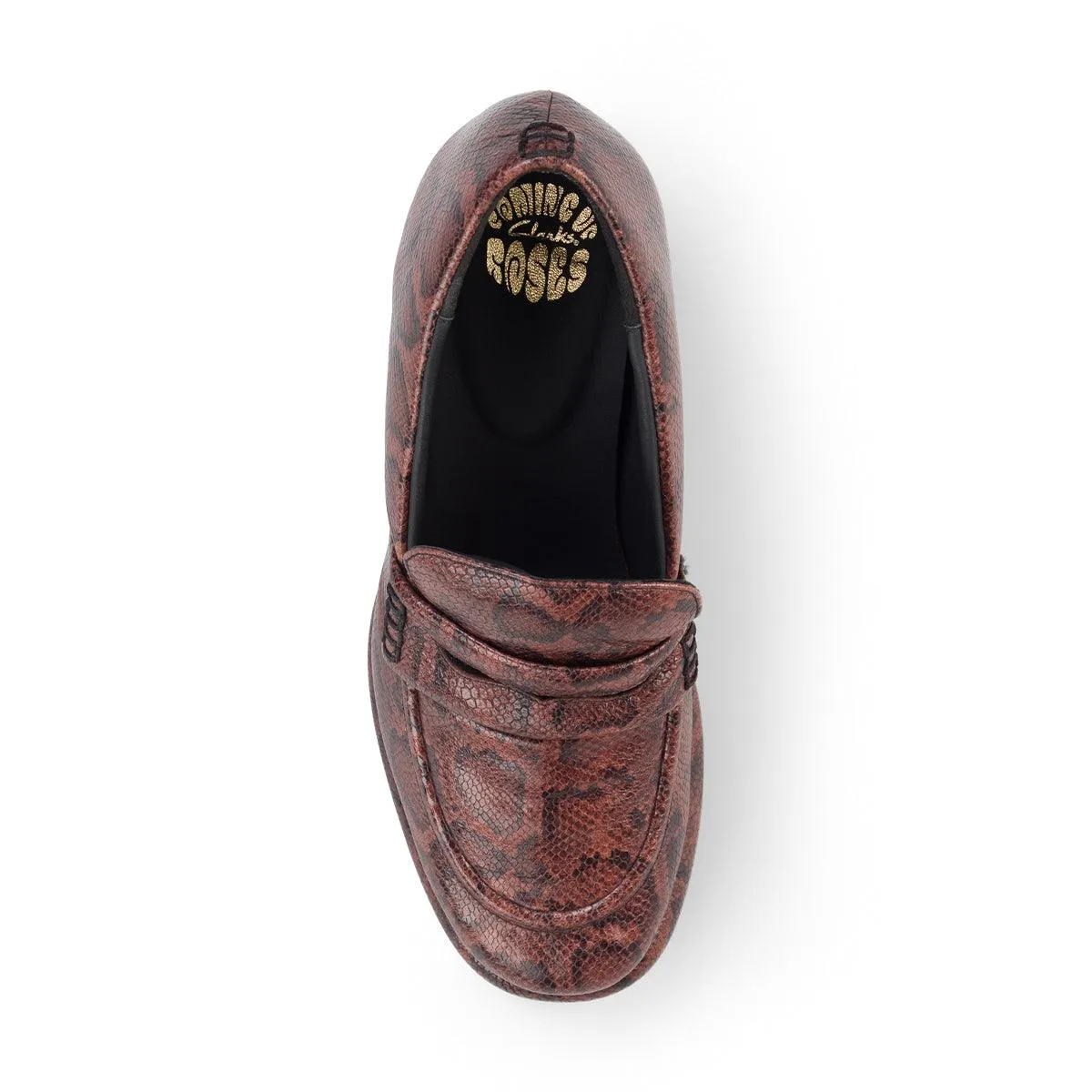   Martine Rose Damen Loafer 'Braune Schlange'