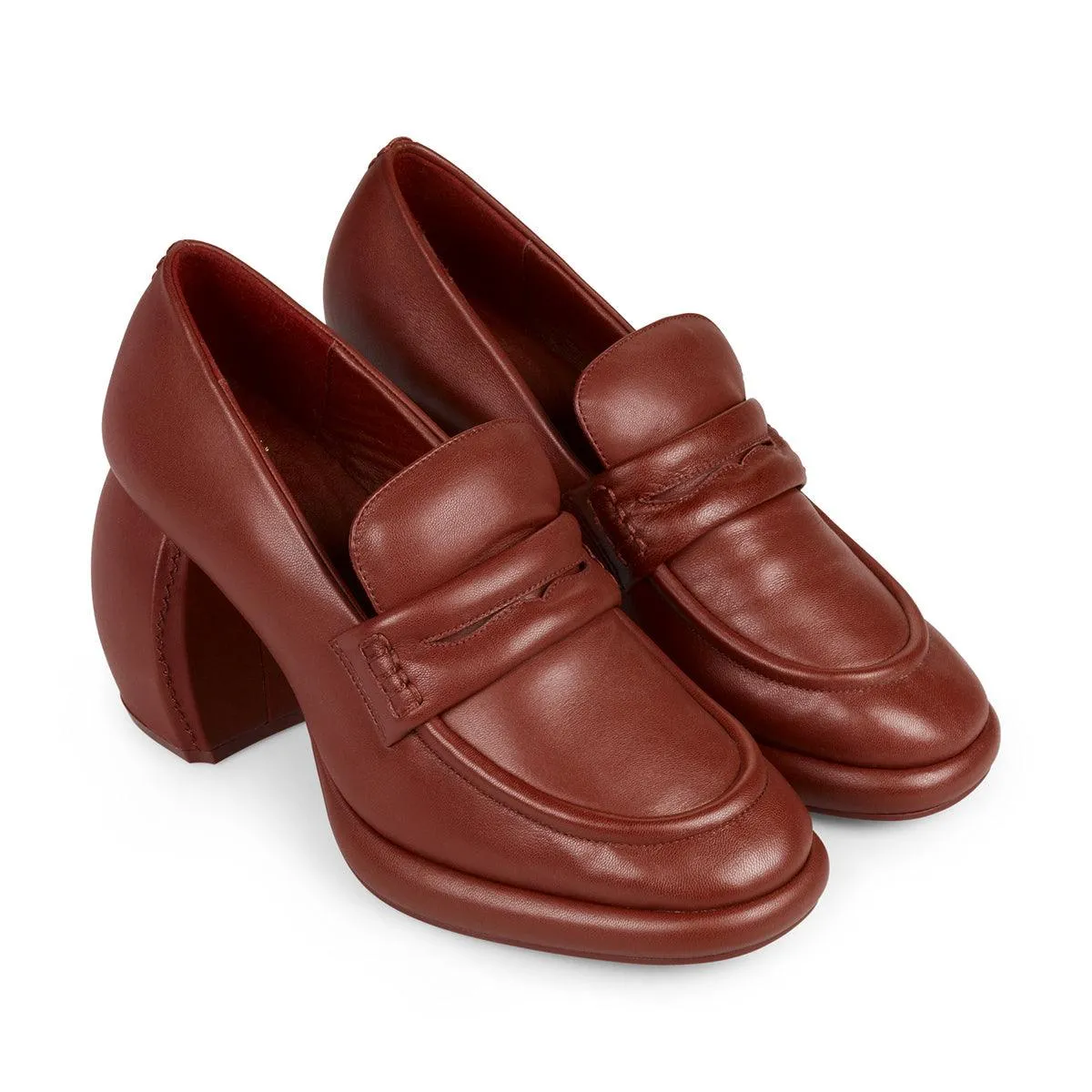   Martine Rose Damen Loafer 'Oxblood Leder'