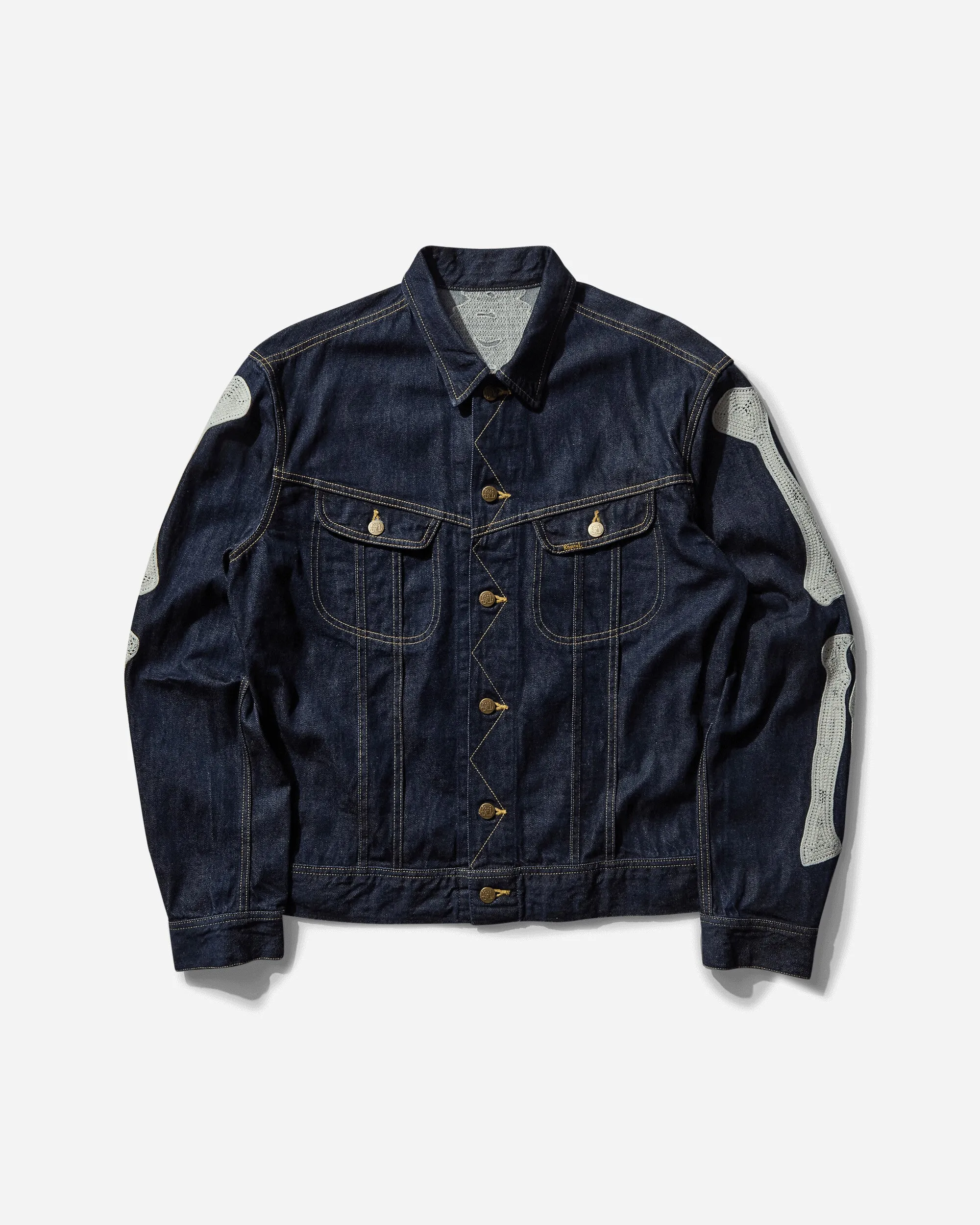 Herren 11.5oz Denim Mexikanischer Smoking Westerner Jacke Indigo