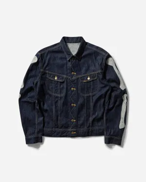 Herren 11.5oz Denim Mexikanischer Smoking Westerner Jacke Indigo