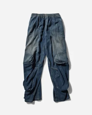 Herren Jeans Cargo Hose Blau