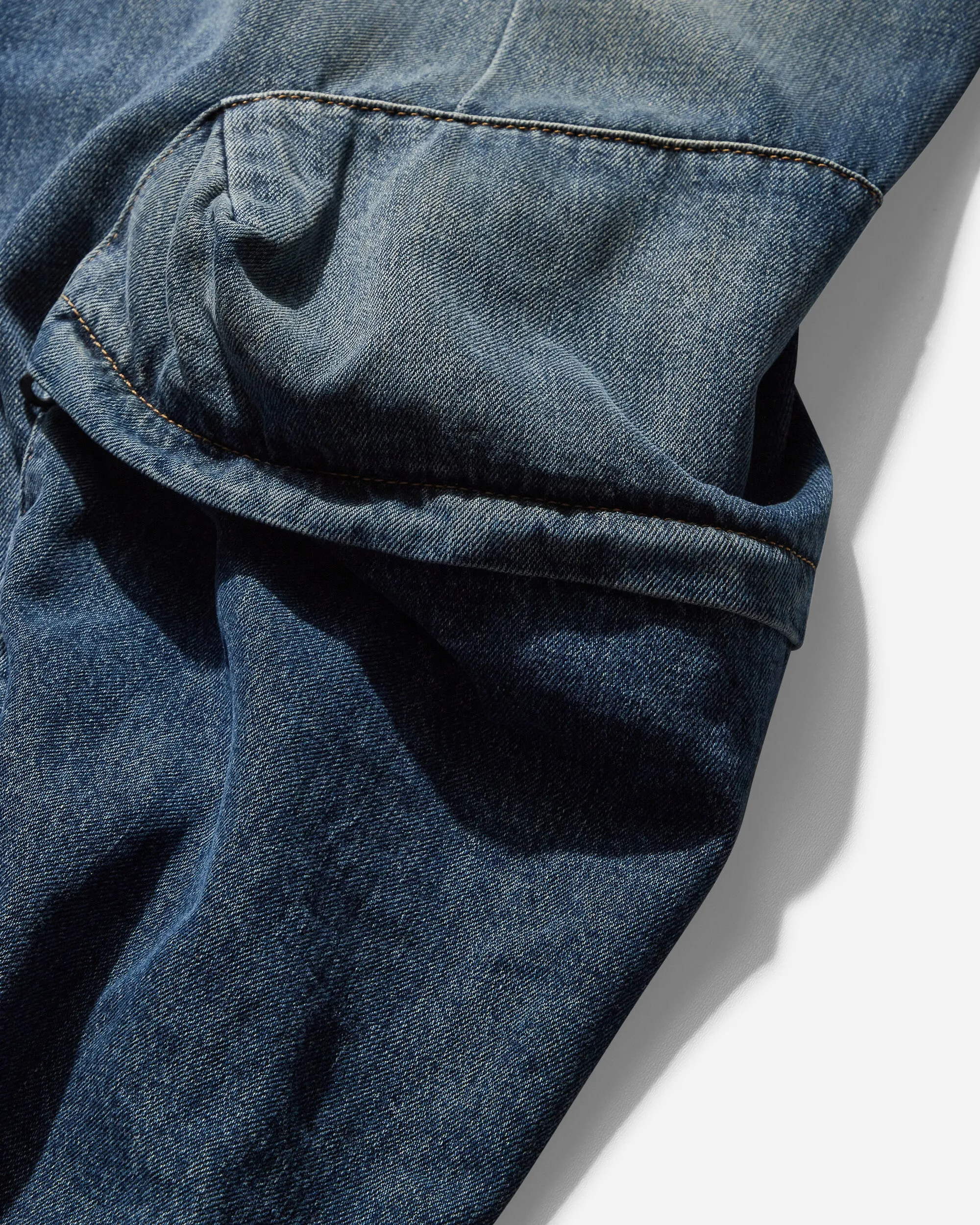 Herren Jeans Cargo Hose Blau