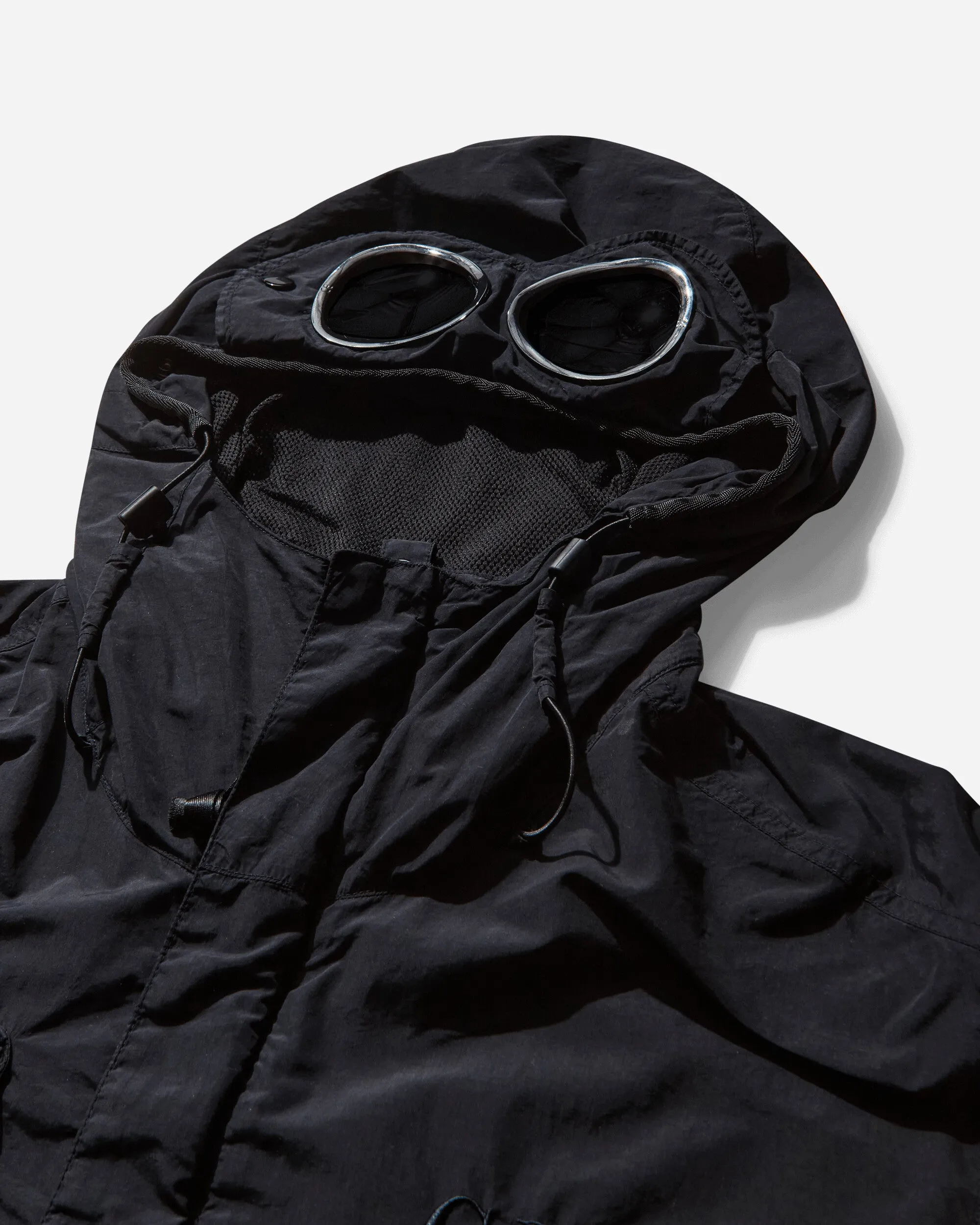 Herren Flatt Nylon Goggle Jacket Total Eclipse