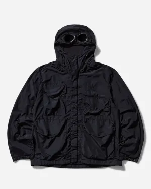 Herren Flatt Nylon Goggle Jacket Total Eclipse
