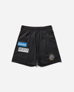 Herren-Fußballshorts Schwarz