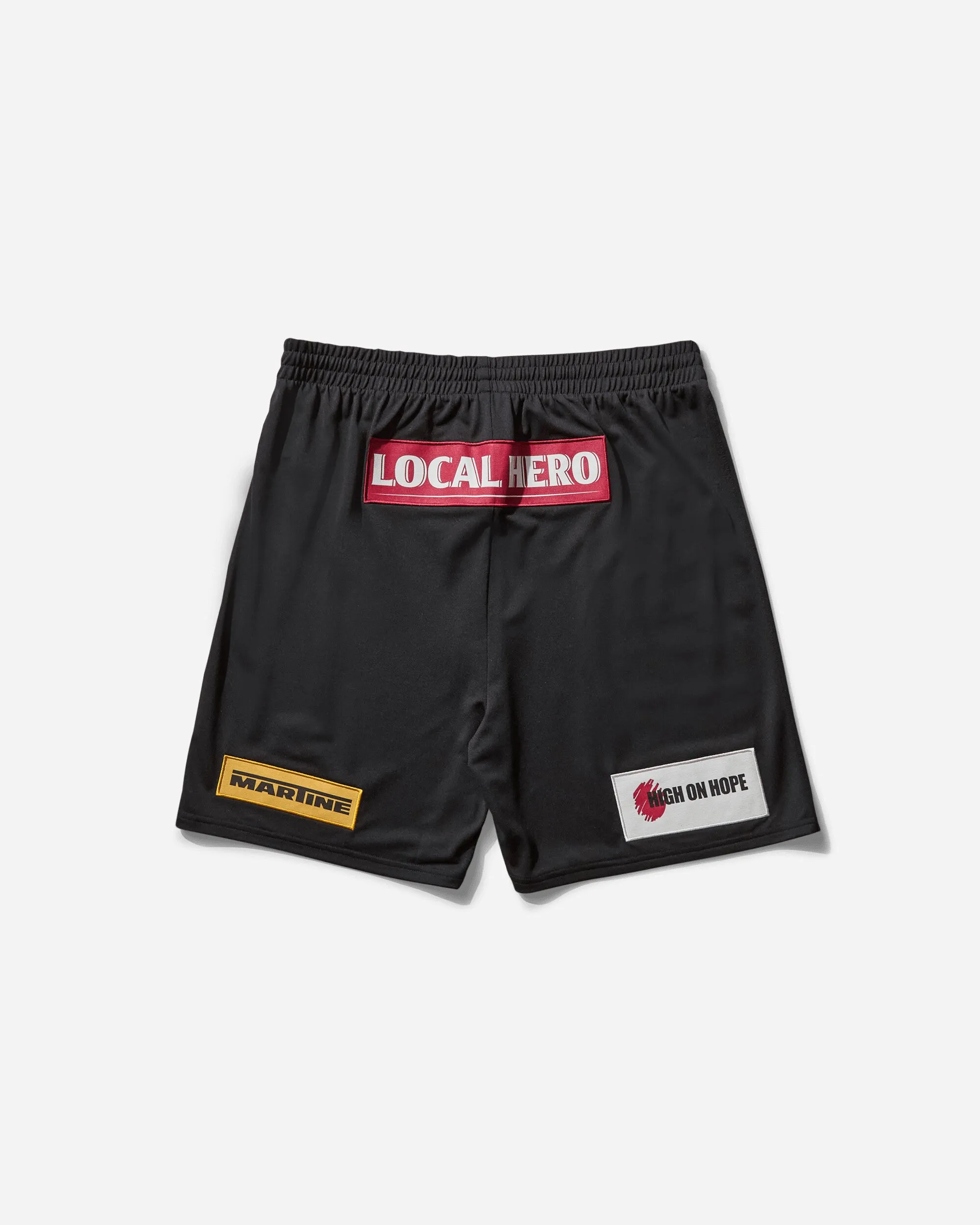Herren-Fußballshorts Schwarz