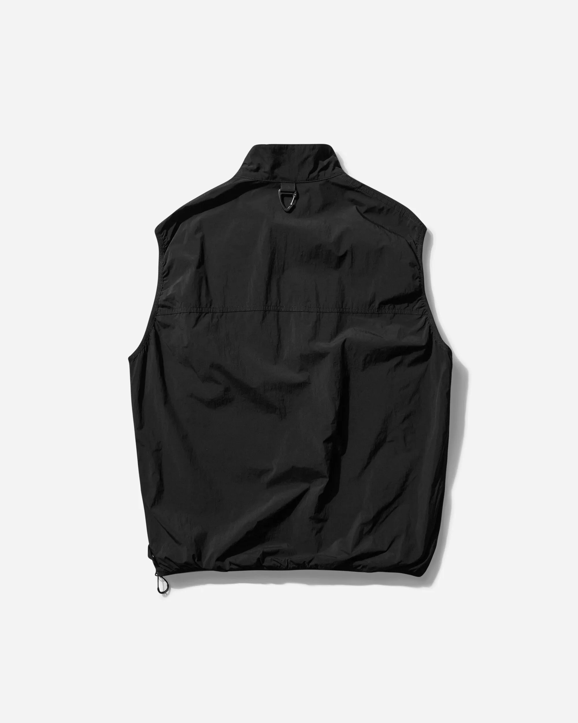 Herren Halbzip-Vest Schwarz