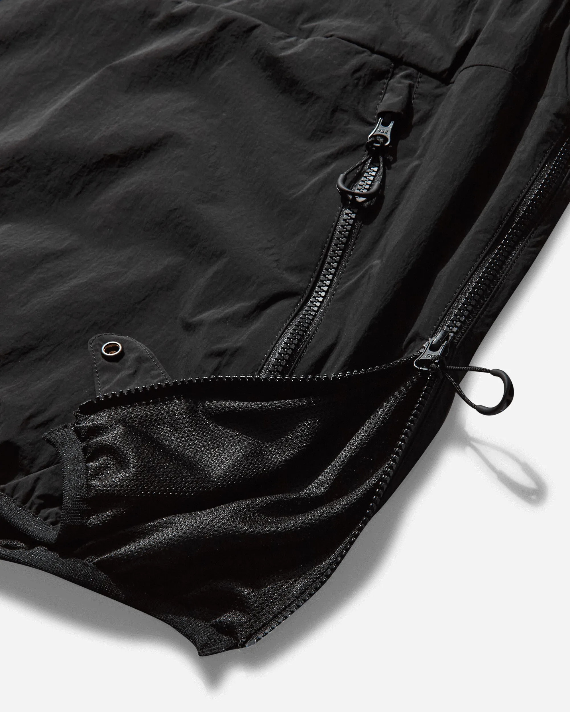 Herren Halbzip-Vest Schwarz
